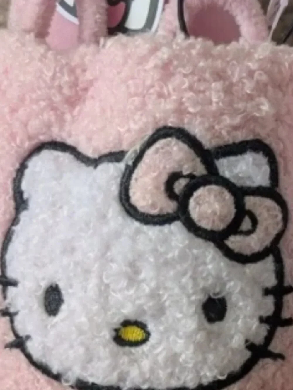 NWT Hello Kitty Scuff Slippers Slip on Elasticized Back Strap Size 9/10